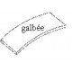 PLAQUE MIN. RECT. GALBEE G.M. taille